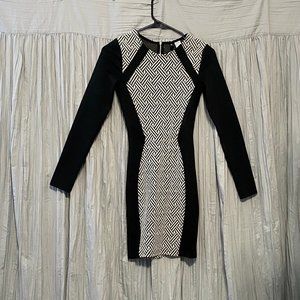 H&M Divided - Black and White Bodycon
